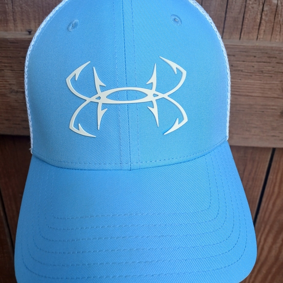 Under Armour Men's Fish Hook 2.0 Fishing Cap - Carolina Blue - Size L-XL - Picture 7 of 8